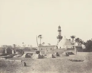 Teynard Gallery: Souadj, Cimetiere Musulman et Tombeau de Mourad-Bey, 1851-52