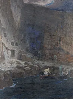 Styx Prints: The Souls of Acheron (Detail), 1898. Artist: Hiremy-Hirschl, Adolf (1860-1933)