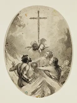 Judgement Prints: Souls in Purgatory, between late 17th and early 18th century. Creator: Alonso Cano
