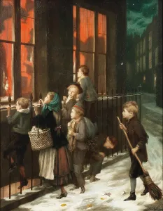 Daily Prints: Sounds of Revelry, 1886. Creator: Mulready, Augustus Edwin (1844-1905)
