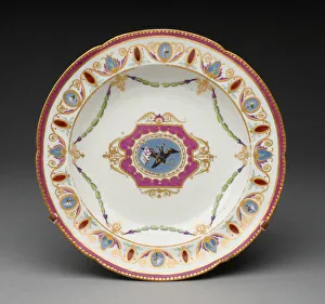 Double Headed Eagle Gallery: Soup Plate, Saint Petersburg, 1762 / 66. Creator: Russian Imperial Porcelain Factory