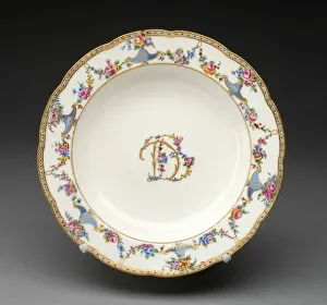 Sevres Prints: Soup Plate, Sevres, 1771. Creators: Sevres Porcelain Manufactory