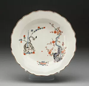 Tiger Collection: Soup Plate, Worcester, c. 1770. Creator: Royal Worcester