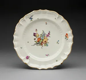 Soup Plate, Z&uuml;rich, c. 1775. Creator: Unknown