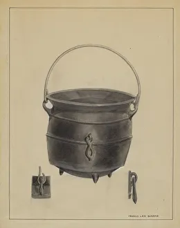 Francis Law Durand Prints: Soup Pot, c. 1936. Creator: Francis Law Durand