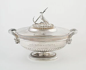 Soup Tureen with Cover from the Hood Service, England, 1806 / 07. Creator: Paul Storr