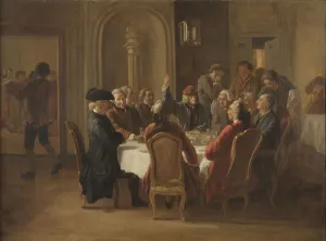 Dalembert Prints: Souper des philosophes (La sainte cene du patriarche)