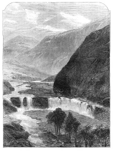 Canoe Prints: The Source of the Jordan, 1869. Creator: W Palmer