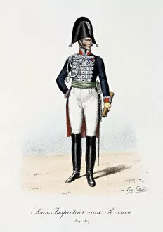 Sous-Inspecteur aux Revues, 1814-17. Artist: Eugene Titeux