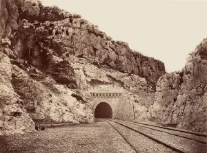 Baldus Prints: Souterrain de la Nerthe, ca. 1861. Creator: Edouard Baldus