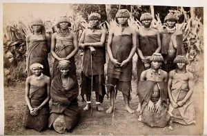 Witch Doctor Prints: South Africa: a group of African women witch doctors