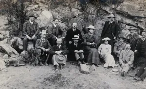Geologist Prints: South Africa: members of an English geological party, 1905. Creator: Tempest Anderson