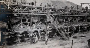 Dais Prints: South Africa: a pulsator machine at the Wesselton diamond mine