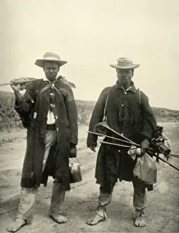 Wilson Prints: South African Natives - Bound for the Gold-Fields, 1900. Creator: George Washington Wilson