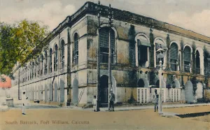 South Barrack, Fort William, Calcutta, late 19th-early 20th century. Creator: Unknown South Barrack, Fort William, Calcutta, late 19th-early 20th century. Creator: Unknown
