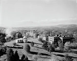 Campus Prints: South from Bartlett Tower, Dartmouth Park