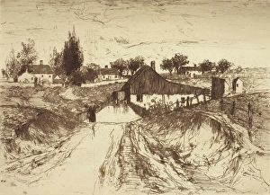 Barn Prints: South Dennis Cape Cod, c1870-1900. Creator: Stephen Parrish