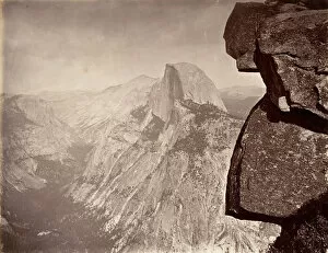 Attributed To Carleton E Collection: South Dome, Yosemite, ca. 1872, printed ca. 1876. Creator: Attributed to Carleton E
