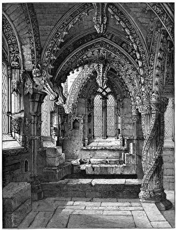 John Richard Green Collection: South-east corner of the Lady Chapel, Rosslyn Chapel, Scotland, 1893