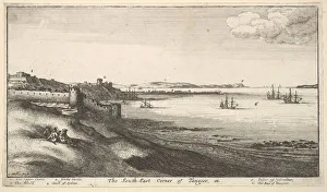 South East Corner of Tangier, 1669-73. Creator: Wenceslaus Hollar South East Corner of Tangier, 1669-73. Creator: Wenceslaus Hollar