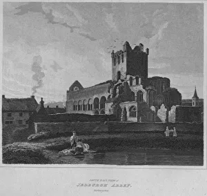 Jedburgh Prints: South East View of Jedburgh Abbey. Roxburghshire, 1814. Artist: John Greig