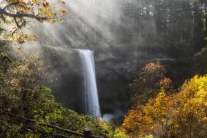 Sunlit Collection: South Falls. Creator: Joshua Johnston