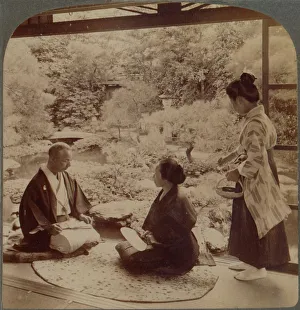 Kioto Prints: South gardens from home of Mr Y Namikawa