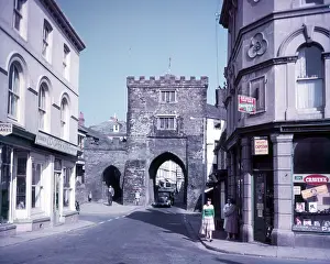 Walls Prints: South Gate, Launceston, Cornwall, c1955. Creator: Arthur Charles Kirby Ware