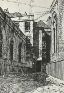 Frederick Landseer Maur Grigg Prints: South side of the hall at Cliffords Inn in the City of London, c1903, (1934). Creator