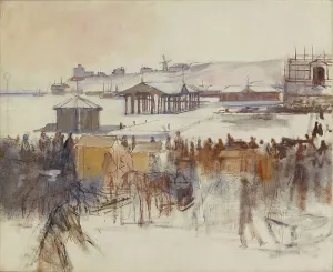 Helsinki Finland Europe Prints: From South Harbour, 1890. Creator: Albert Edelfelt