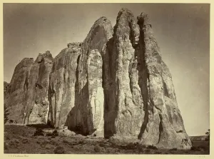 Tim Osullivan Prints: The South Side of Inscription Rock, 1873. Creator: Tim O Sullivan
