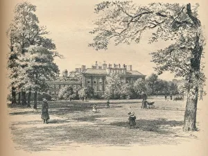 Grounds Prints: South Front of Kensington Palace, 1902. Artist: Thomas Robert Way