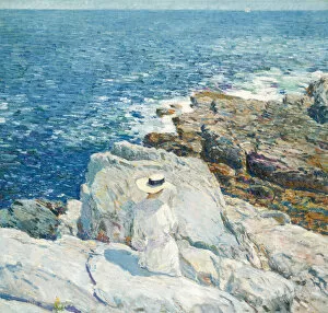 Childe 1859 1935 Collection: The South Ledges, Appledore, 1913. Artist: Hassam, Childe (1859-1935)