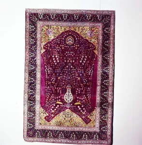 South Persian Prayer Rug, 18th century
