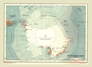 Antarctic Gallery: South Polar Chart, 1902. Creator: Unknown