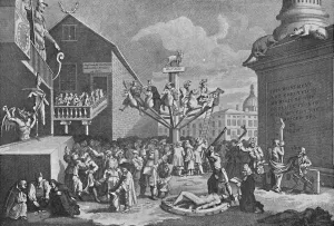 Trading Prints: The South Sea Bubble, from a print by William Hogarth