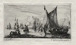 Charles Meryon French Prints: South Sea Fishers, 1850. Creator: Charles Meryon (French, 1821-1868)