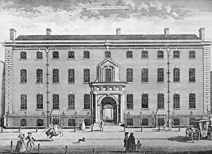 A History Of Lloyds Gallery: The South Sea House in 1754, mid 18th century, (1928)
