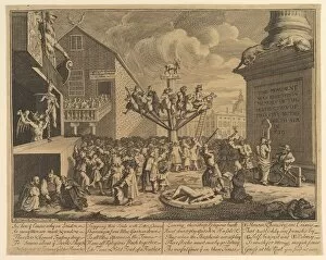 Greed Gallery: The South Sea Scheme, 1722. Creator: William Hogarth