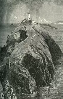 Isolated Gallery: South Stack Lighthouse, Holyhead, c1870