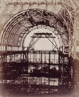 Scaffolding Prints: South Transept looking towards Penge, Crystal Palace, Sydenham, 1852-1854
