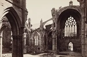 Gw Wilson Prints: South Transept, Melrose Abbey, between 1870 and 1880. Creator: George Washington Wilson