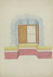 Ecclesiastical Prints: South Wall of Governor's Room at Mission