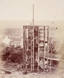 Delamotte Prints: The South Water Tower, Crystal Palace