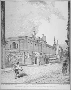 Mental Health Prints: South-west view of Old Bethlehem Hospital