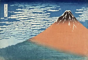 Fuji Prints: South Wind, Clear Dawn, between circa 1830 and circa 1831. Creator: Hokusai