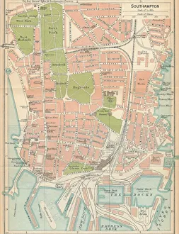 Southampton Prints: Southampton, c20th Century. Artist: John Bartholomew