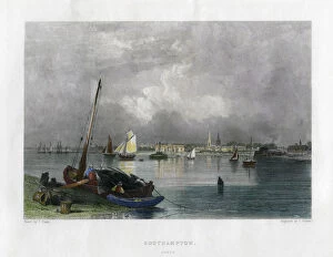 Images Dated 27th March 2007: Southampton, Hampshire, 19th century.Artist: E Finden