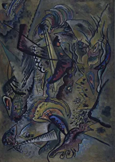 Astrakhan Gallery: Southerly, 1917. Artist: Kandinsky, Wassily Vasilyevich (1866-1944)