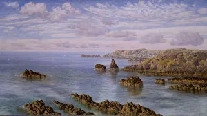 Channel Islands Prints: Southern Coast of Guernsey, 1875. Creator: John Brett